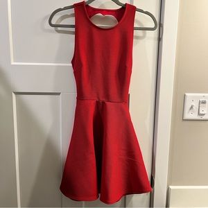 Open Heart Back Valentine Dresd